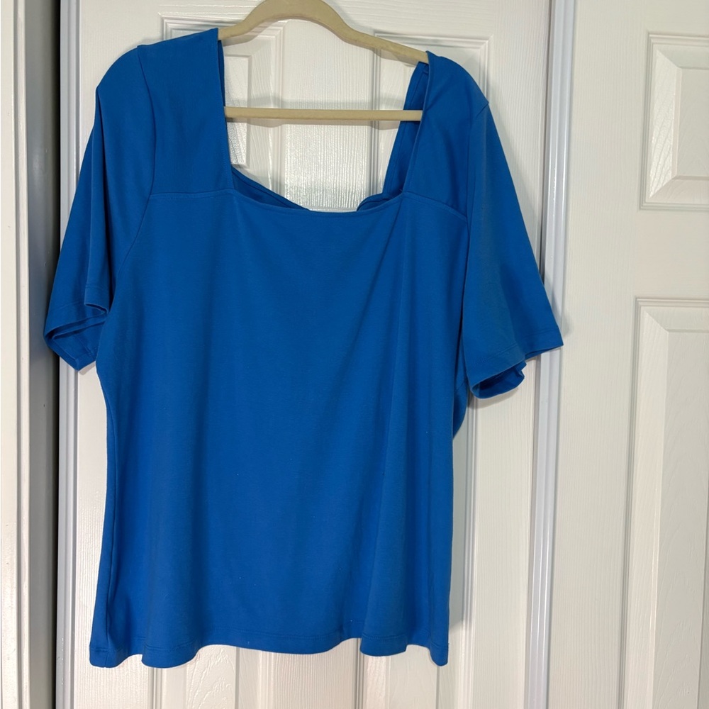 Lane Bryant Vibrant Blue Blouse